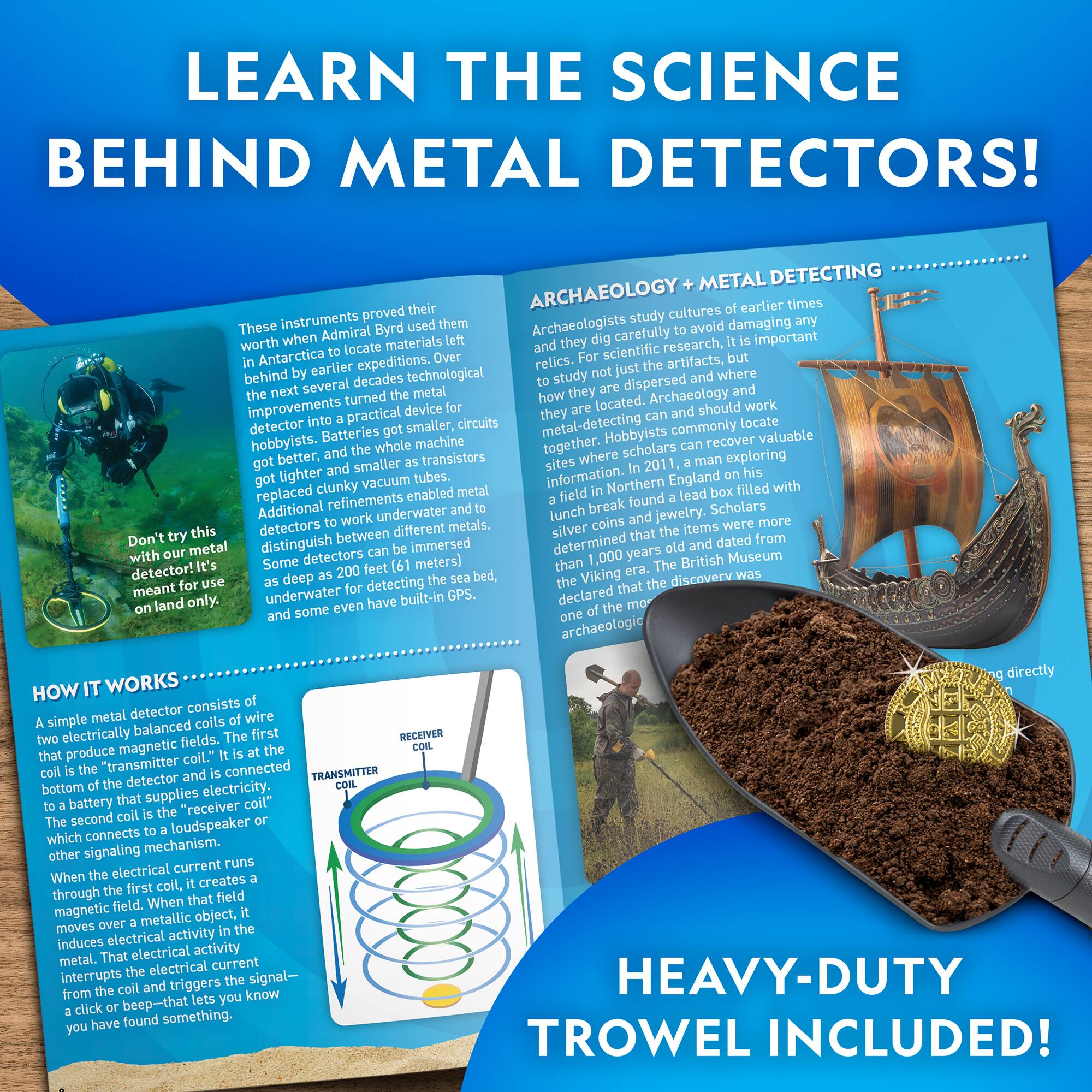 National Geographic™ Metal Detector Starter Kit